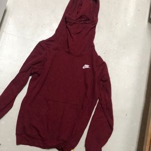 Burgundy Nike Sweater